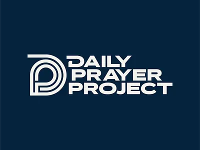 Daily Prayer Project labyrinth letter d letter p logo