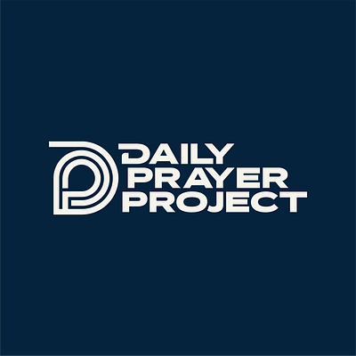 Daily Prayer Project labyrinth letter d letter p logo