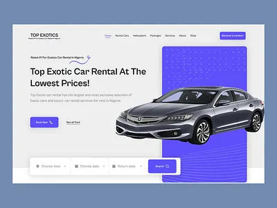 Luxury Car Rental Website UI bold typography booking system car marketplace car rental clean design elegant style interactive ui intuitive ux luxury cars luxury service minimalist ui modern ui navigation menu ui design user friendly ux design vehicle showcase web experience website layout white space