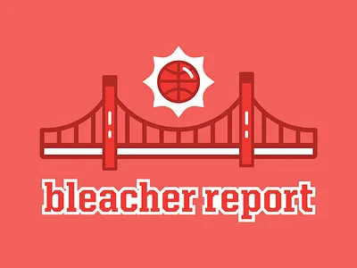 Bleacher Report Snapchat Geofilter basket ball bleacher report bridge california golden gate red san francisco sf snapchat sports sun