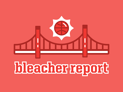 Bleacher Report Snapchat Geofilter basket ball bleacher report bridge california golden gate red san francisco sf snapchat sports sun