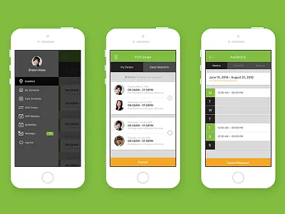 Push Operations Workforce App attendance british columbia design messages schedule shift startaup technology user experience user interface vancouver workforce management