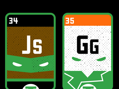 Elements 34 and 35 John Stewart and Guy Gardner Green Lanterns funny graphic green lantern guy gardner john stewart science vector