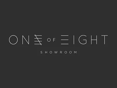One of Eight Showroom Logo branding fashion fashion logo logo logo design showroom logo
