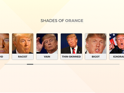 Daily UI #060 - Color Picker 060 challenge color color picker daily dailyui orange picker sketch sketchpad trump