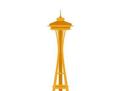 Seattle microsoft redmond seattle space needle vector