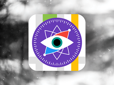 Leepak App Icon app atomic compass eye icon ios leepak map