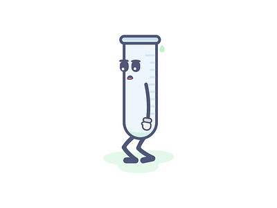 The Empty Tube character design dna empty fun game illustration lab quiz science scientist tube