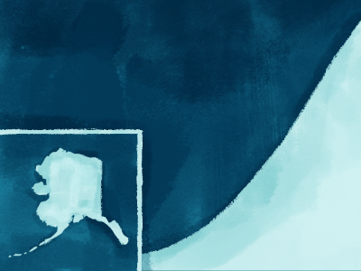 Alaska alaska map paint
