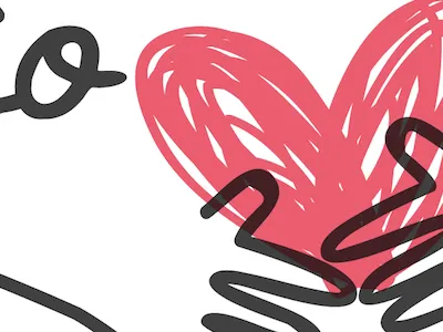hugs and typography blog branding commissioned type