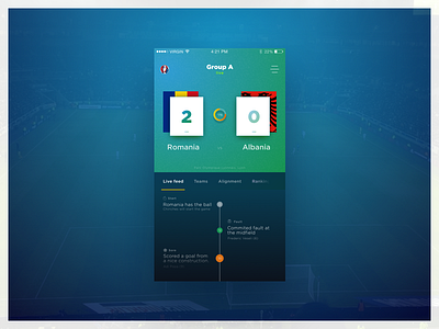 Uefa 2016 euro 2016 live score mobile app mobile design