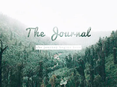 The Journal braveandco community inspire journal journey lifestyle minimal typography vintage website