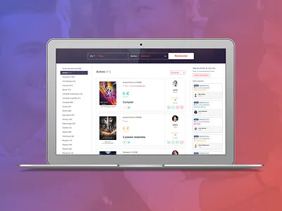 Home Cinema app apple cinema desktop film macbook movie popcorn site web