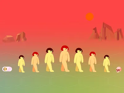 Hex Life hex grid life pink timeworm