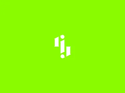 R.I.J Monogram combination green i j logo monogram r simple