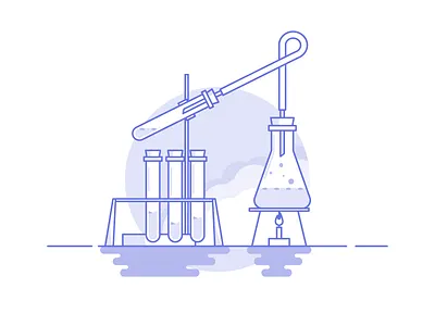 Weekly challenge: #6 Chemistry 7 days to create 7daystocreate challenge chemistry colors flat icon illustration logo shadows