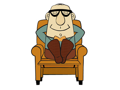 Herman At Rest herman illustration