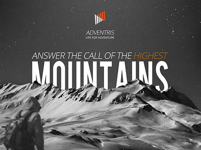 Answer The Call of The Highest climbing mountain poster screen print