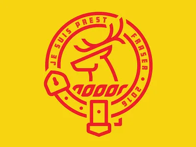 Fraser Crest T-Shirt fraser illustration scotland t shirt thick lines