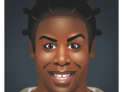 Orange is the New Black - Crazy Eyes celebrity illustration oitnb portrait vector