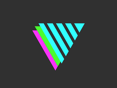 NeonTriangles_06 identity logo neons triangles vibrant