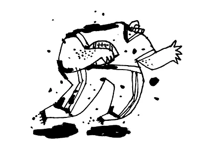 Football daily doodle football nfl sketchbook sports sports ball sports illustrated