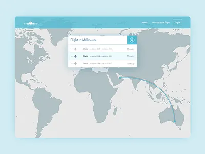 Flight Search - Day 1 design challenge desktop flight planner ui ux website