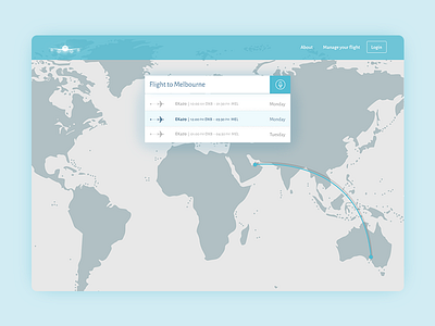 Flight Search - Day 1 design challenge desktop flight planner ui ux website