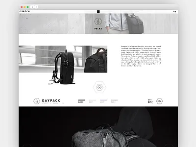 dsptch_redesign_03 clean digital design hero landing page layout layout design minimal simple ui web design website websites