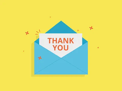 Thank You branding character design colors fresh graphic design illustration onboarding