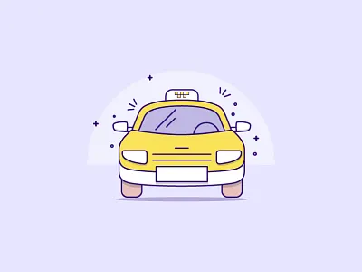 Cabs branding cabs character design colors fresh graphic design illustration social media taxi