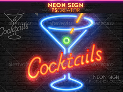 Neon Style Photoshop Action light text photoshop light typography neon photoshop neon sign neon style photoshop neon text photoshop neon typography