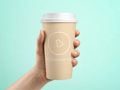 Doughnut Labs - Brand brand coffee cup donut doughnut iconography labs minimal soft