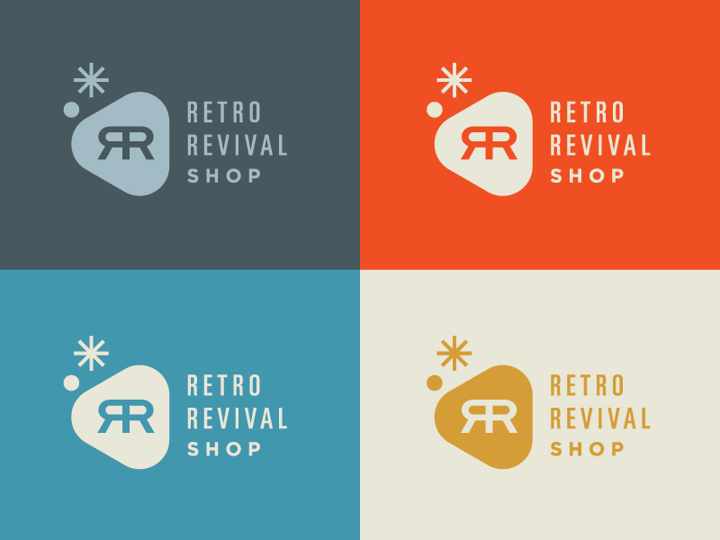 Logo Graveyard: Mid-century Resale 1950s branding identity kitschy logo mid century midcentury retro sputnik