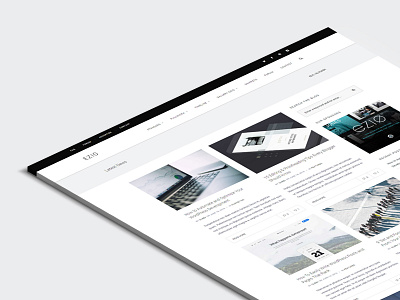 EZIO | Blogger Sneak Peek blog blogging masonry portfolio theme webdesign wordpress