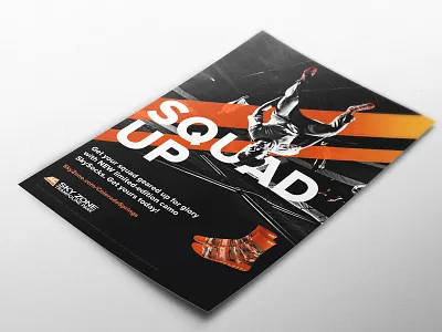 Sky Zone 'Squad Up' Campaign Promo design photo photography photoshop poster print sports