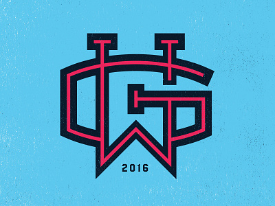 GW Monogram baseball black fesyuk gw hockey illustration king marco monogram shirt soccer sports