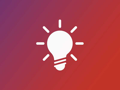 Lightbulb bulb icon idea light lightbulb power