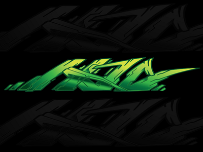 Hjc Graph Logo grafitti green logo