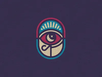 Eye of Horus egyptian eye hieroglyph horus jevons joshua logo mystic