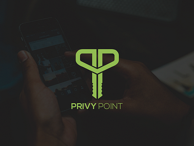 Privy Point Logo (2014) branding logo design security