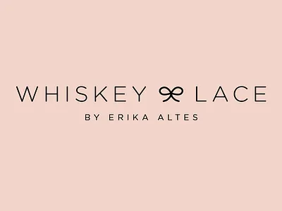 Whiskey + Lace Blog Logo blog design branding branding design fashion fashion blog identity logo logo design