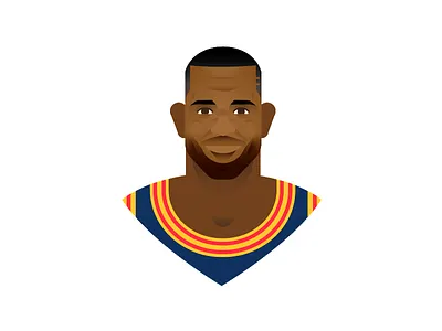 LeBron James cleveland cavaliers design illustration illustrator king james lebron lebron james nba nba finals nba finals 2016 sports the land