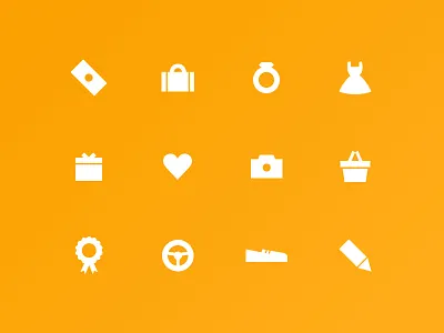 Project Gleb: Icon Set Continued design icon set icons illustration lock monster prize social time vector web website