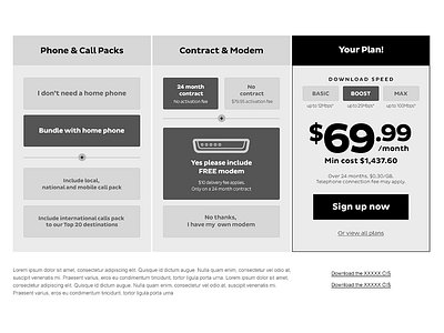 Wireframing design interface plans ui wireframe