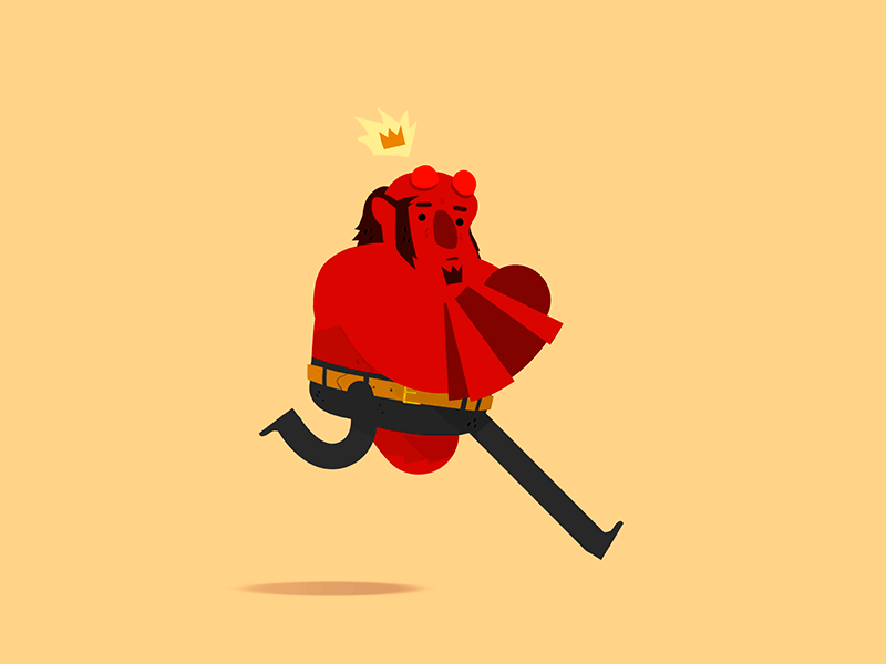 Heavy Hitters 2/12 : Hellboy gif hellboy mignola