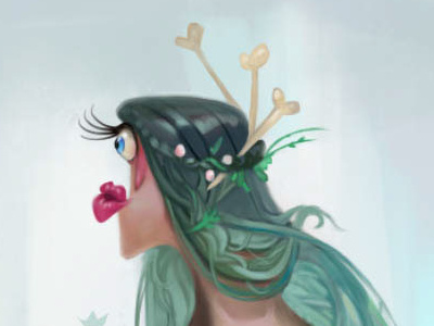 Mermaid bones characterdesign ice mermaid mermay ocean sea sexy