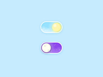 Switch ani pic 2x animation blue cloud day icon mode moon night reading sky sun switch