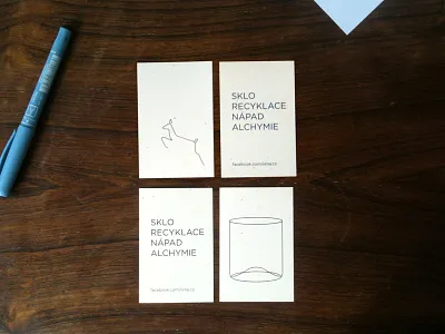 SRNA business card business card doe glass roe