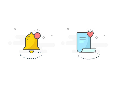 Custom Icons for Notifications and Wishlist android app e commerce icons india ios marketplace notifications snapdeal wishlist